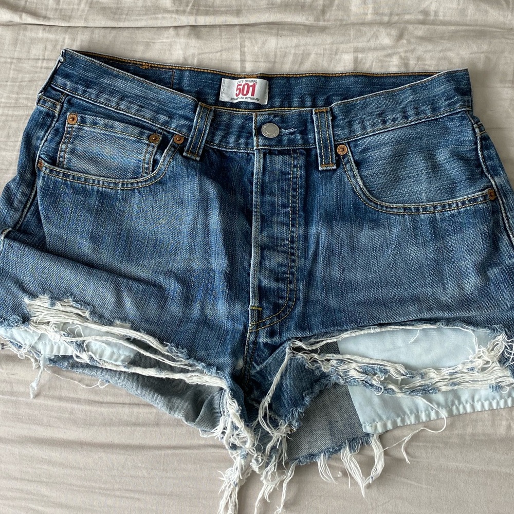 Vintage denim shorts